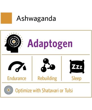 Organic India Ashwagandha Herbal Supplement - Stress Support & Mood Enhancement - 90 Capsules, USDA Organic, Vegan, Non-GMO - Buy Online on GoSupps.com