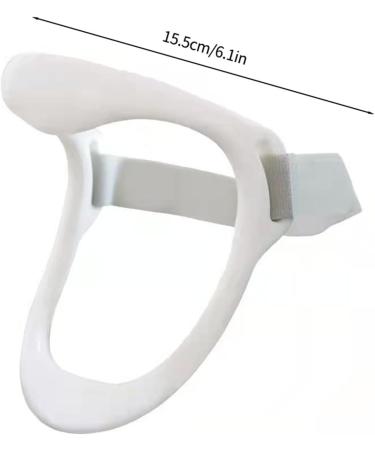 Lrwey Neck Corrector - Ergonomic Neck Stretcher & Brace for Spine Alignment | Traction Device (One Size White) - Buy Online on GoSupps.com