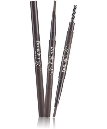 IWOWHERO 3pcs 2 1 Eye Brow Brush Brow Spoolie Brush Eyebrow Filler Waterproof Brow Pencil Eyebrow Brush Stand - Buy Online on GoSupps.com