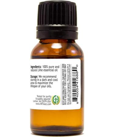 Lime Essential Oil 1/2 fl oz (15 ml) Glass Bottle 100% Pure Essential Oil GreenHealth - Buy Online on GoSupps.com
