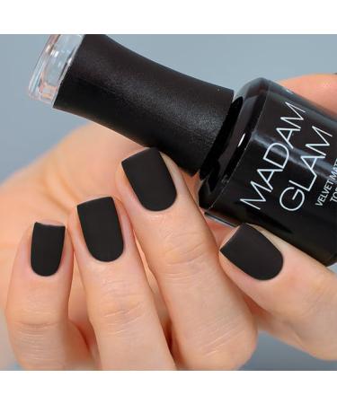 Madam Glam Velvet Matte Top Coat 15ml - Long-Lasting No Sticky Residue Vegan & Cruelty-Free - Perfect for UV/LED Lamp - Buy Online on GoSupps.com