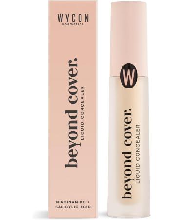  WYCON cosmetics WYCON cosmetics BEYOND Cover High Coverage Concealer Liquid Concealer Oil-Free Matte Finish Vegan Texture Covers Dark Circles and Imperfections - 01 Fair - Buy Online on GoSupps.com