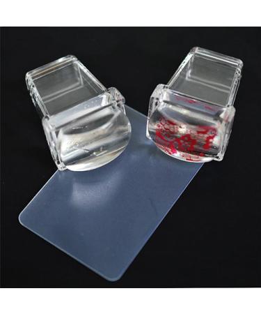 Bodhi2000 Nail Stamp Set - Transparent Silicone 2 Pieces for Perfect Nail Art | International Shipping - Buy Online on GoSupps.com