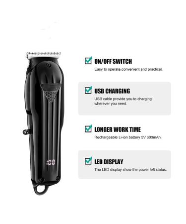 Premium Electric Hair Clippers & Beard Trimmer for Men & Women | Rechargeable Grooming Kit for Body & Pubic Hair - Buy Online on GoSupps.com