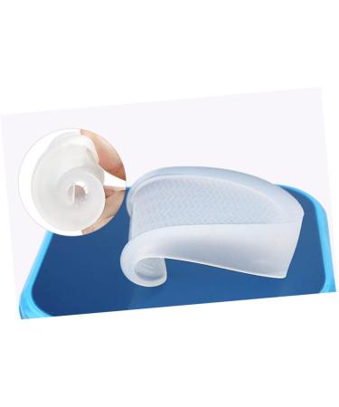FOMIYES Height Increasing Insoles - Silicone Heel Pad for Extra Height | 1 Pair White 10x6x1cm - Buy Online on GoSupps.com