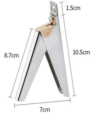Nail Tips Acrylic Nail Cutter Silver Rose Gold Stainless Steel Nail Art Edge Manicure Tips Cutter Cuticle Scissor Acrylic False Clipper Nail Tools Rose gold - Buy Online on GoSupps.com