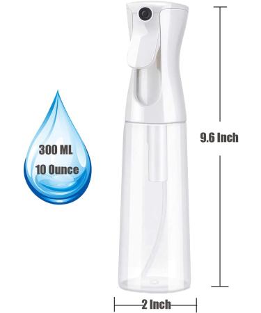 Golden Cow Ultra Fine Mist Spray Bottles - 2 Pack (5 oz Matte Pink + 10 oz Gradient Pink Blue) for Hairstyling, Cleaning, Plants, Skin Care & More - Buy Online on GoSupps.com