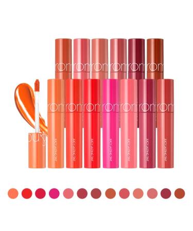 rom&nd Juicy Lasting Tint No.09 Litchi Coral - Vivid Glossy Lip Tint for Long-Lasting Moisturizing & Natural Beauty | K-Beauty | 5.5g/0.2oz - Buy Online on GoSupps.com