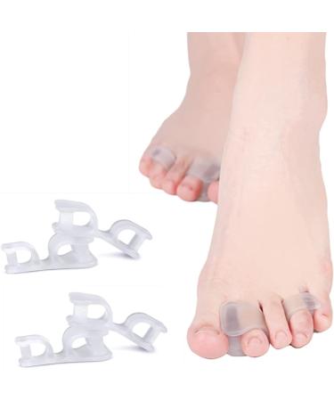 Gel Toe Separators 4-Pack | Correct Hammer Toes & Overlapping Toes | Pain Relief for Men & Women - Buy Online on GoSupps.com