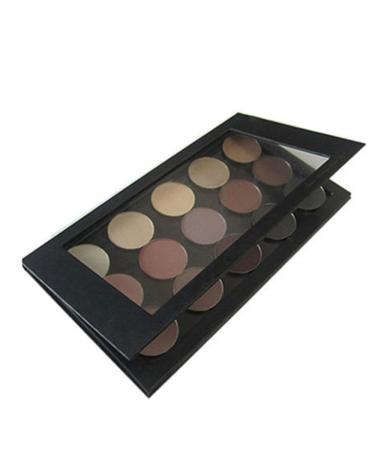 Coosei Magnetic Makeup Palette - Large Black Eyeshadow Organizer with Transparent Window | Empty Single-Layer Palette for Easy Customization - Buy Online on GoSupps.com