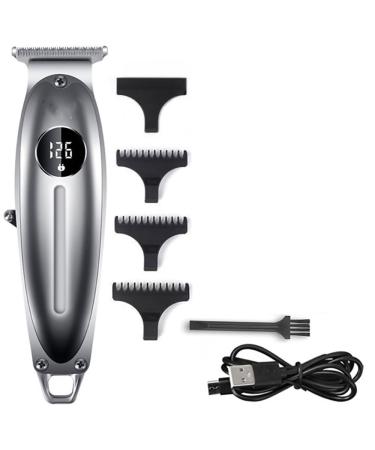 Professional Hair Clippers for Men Metal Hair Trimmer Professional for Men Facial Electric Rechargeable Beard Clipper With Box