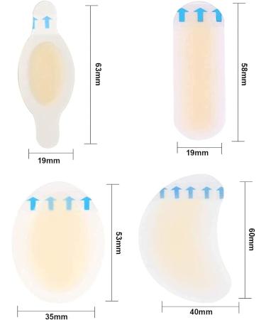 24 PCS Blister Pads - Waterproof Hydrocolloid Gel for Foot Protection | Pain Relief for Heels & Toes - Buy Online on GoSupps.com