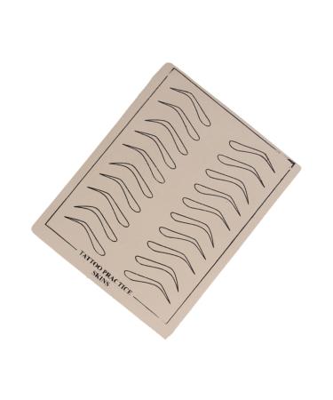 NOLITOY 6 Sheets Vehicle Grab Handles Keychain Pouch Beauty Eyebrow Training Skin Eyebrows 6 Pcs As Shown