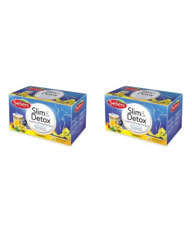 Selenium Slim&Detox Herbal Tea 20 Tea Bags (Pack of 2) 20 Pieces (Pack of 2)