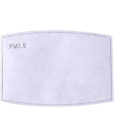 PM2.5 Face Mask Filters with Activated Carbon - 5 Layers for Long-Lasting Protection | Ideal for Work, Offices, Homes and Outdoor Activities | Charcoal Filter, Not Paper - Buy Online on GoSupps.com