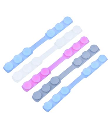 10 pieces silicone ear hook earrings headset earring ear protection ear pads adjustable ear hook for diy ma ske mouth protection facial protection (random)