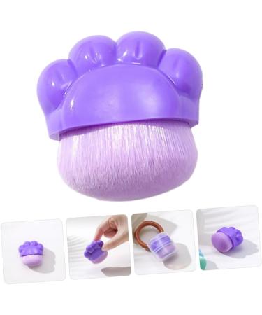 Beavorty Portable Makeup Brush Artificial Fiber Portable Concealer Brush Purple Make up Brush Plastic Blush Brush - Buy Online on GoSupps.com