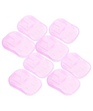 BRIGHTFUFU 15 Pack Portable Soap Sheets Travel Size Bulk Soap Paper Sheets for Hotel Traveling