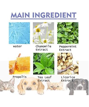 JIAWEIIY Dog and Cat Tooth Cleaning Spray Dog Tooth Spray No Brushing Enhancement Cleaning Formula Pet Tooth Cleaning Spray Target Fresh Breath and tartar Control (1PC) - Buy Online on GoSupps.com