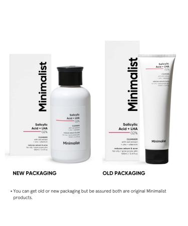 Buy Mini_malist 2% Salicylic Acid Face Wash - Sulphate Free Anti-Acne Cleanser for Oily Skin | LHA & Zinc | 100ml | Ideal for Men & Women - International Shipping - Buy Online on GoSupps.com