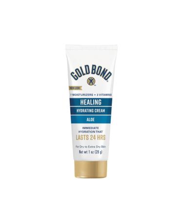 Gold Bond Ultimate Skin Therapy Cream Healing Lotion Aloe 1 Ounce (Pack of 10)