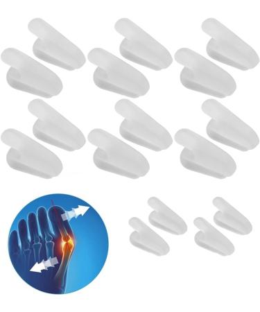 Silicone Toe Corrector for Pain Relief and Big Toe Alignment - Skin Friendly Overlapping Toe Separator for Home and Travel - Buy Online on GoSupps.com