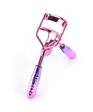 Diamond Handle Eyelash Curler Beginners Wide Angle Eyelash Curler for Women Long Lasting Eyes Fits All Eye Shapes Make Up (Color : C6)