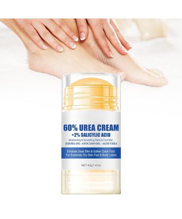 Cr me Pieds R paratrice Hydratante Cr me l'Ur e 60% Cr me pour les Pieds Secs et Fissur s creme crevasse pour Les Pieds a L'ur e pour Pieds Tr s S cs Ab m s (1)