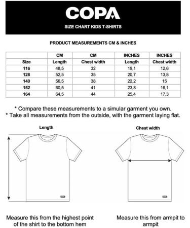 Copa Unisex Kids Argentina Capitano T-Shirt - Round Neck Size 164 White - International Shipping Available - Buy Online on GoSupps.com