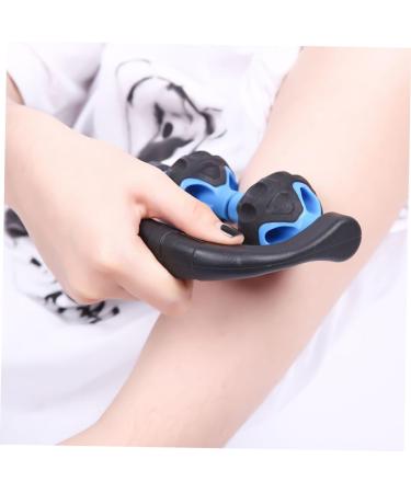 Clispeed 2nd Hand Massage Roller - Portable Six-Wheel Fascia Muscle Roller for Home Fitness & Yoga - Stainless Steel Arch Support - Buy Online on GoSupps.com
