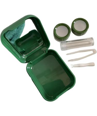 Partykindom Contact Lens Organizer - Small Plastic Container with Mirror Film for Eyes - Stylish & Invisible Organizer for Ladies - Buy Online on GoSupps.com
