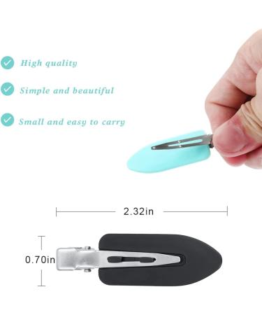 KELYDI No Bend Hair Clips 24 Pieces No Crease Curl Pin Clips Creaseless Hair Clips for Girls Women Hair Styling Accessories(Multicolor) - Buy Online on GoSupps.com