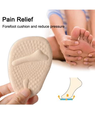 Metatarsal Pads for Women | Forefoot Cushion Inserts & High Heel Ball of Foot Cushions | Reduce Foot Pain & Slip with YJZD-Black - Buy Online on GoSupps.com