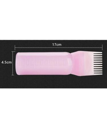 RIYAN Hair Dye Bottle Plastic Bottle Applicator Dispensing Salon Hair Coloring Dyeing Hairdressing Dye Tool White 120Ml - Buy Online on GoSupps.com