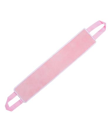 Didiseaon Flocking Back Strip Back Cream Applicator Self Tanning Applicator Tanning Tool Back Self Tanner Face Lotion Back Used Tanning Band Moisturizing Accessories Fiber Pink