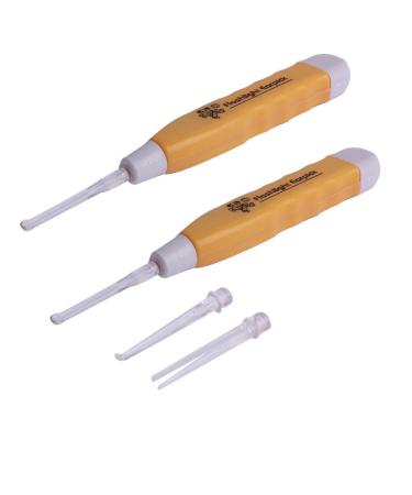 Qtqgoitem Flashlight Earpick Remover Curette Cleaner Cleaning Tool Set Yellow (Model: fdf 762 91c 684 c3c)