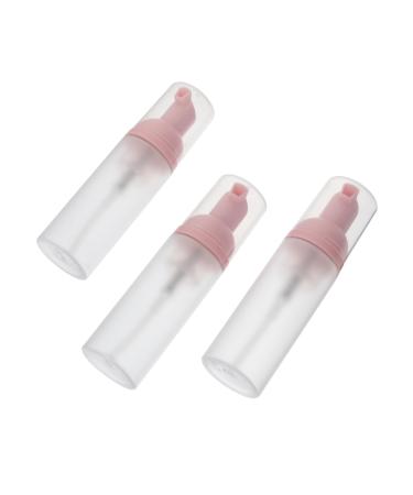 NOLITOY Empty Pump Bottle 3pcs Bubble Bottle Bubble Bottle Mini Hand Soap Shampoo Clean Body Wash Travel Body Lotion Clear Mascara Mini Foaming Bottles Foaming Bottle Pump Miss Pink Pack