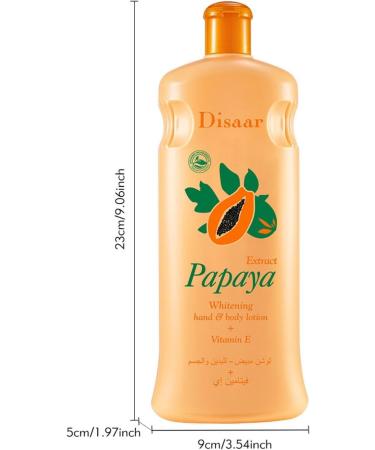  Orgrul Papaya Whitening Body Lotion Brightening Cream Whitening Milk Moisturizing and Brightening Skin Care Anti-Dryness Cream 1pc - Buy Online on GoSupps.com