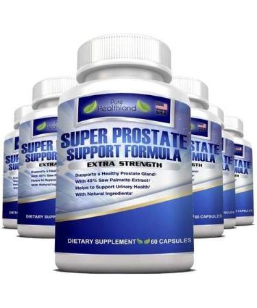 Super Prostate Health Support Supplement with 33 Natural Ingredients - 45% Saw Palmetto Extract - Promotes Urinary Health - 60 Count - Buy Online on GoSupps.com