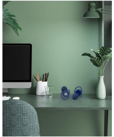 Reusable Soft Silicone Sleep Noise Reduction Earplugs - Ideal for Sleep, Work, Travel, & Loud Activities - Black - Buy Online on GoSupps.com