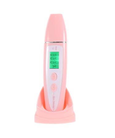 DOITOOL Led Display Moisture Tester Skin Facial Moisture Tester Moisture Analyzer Vegetable Stickers Prosthetic Nose Relative Humidity Tester Face Hair Modeling Monitor Care Pink medium Pink