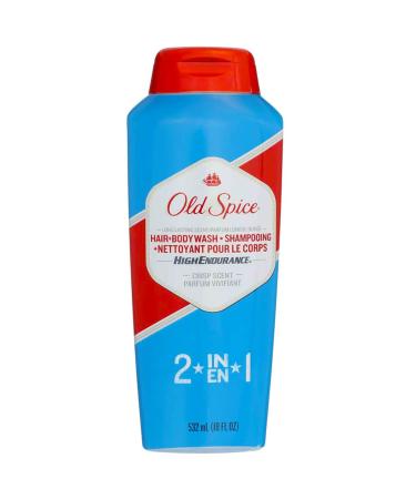 Old Spice High Endurance Hair & Body Wash 18 oz (Pack of 6) - Shop Internationally | Best Price & Fast Shipping - Buy Online on GoSupps.com