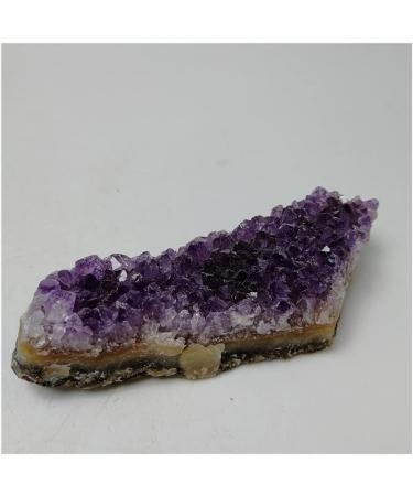 Natural Crystal Rough Crystal Natural Amethyst Crystal Quartz Drusy Geode Cluster Stones Decoration Ornament Purple Feng Shui Stone (Size : 45-60g) - Buy Online on GoSupps.com