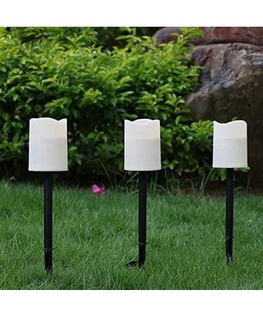 Solar Powered Candles Light Garden Courtyard Decoration Candle Light Outdoor Solar Light Christmas Halloween Holiday Home Decoration (Color : 3 pcs Yellow Light) (6 Pcs Yellow Light) - Buy Online on GoSupps.com