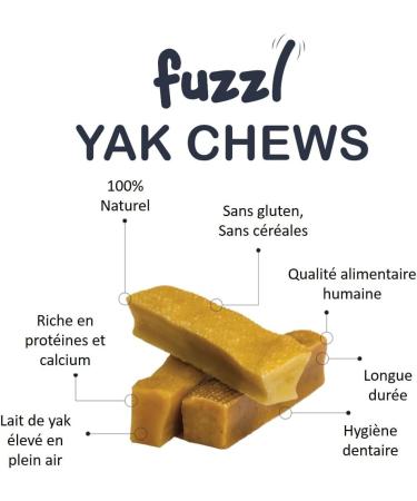 Fuzzl Premium for Dogs in 4 Flavors 4x70g: Original Turmeric Superfood Strawberry and Coconut. Natural and made with Himalayan Yak Milk. Chewable treats - Buy Online on GoSupps.com