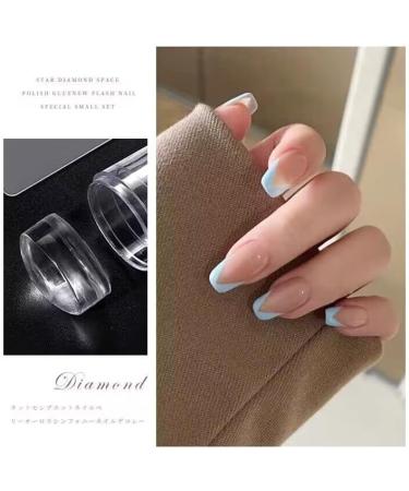 zalati Nail Art Stamper Silicone Nail Transfer Stamp for DIY French Style - Transparent - Buy Online on GoSupps.com