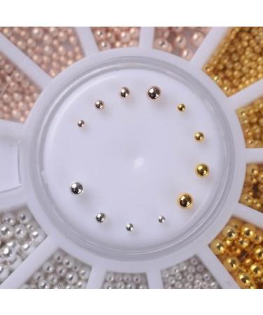 2 Boxes Nail Art Mini Steel Ball Beads for Nail Decoration | Nails Beauty Accessory Tool - Buy Online on GoSupps.com