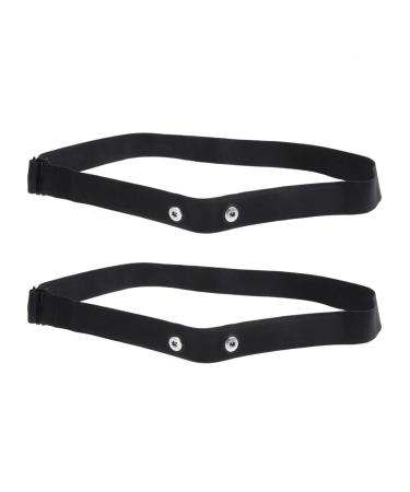 Ggnaxivs 2 x Elastic Heart Rate Chest Straps for Geonaute Heart Rate Sensor Chest Strap