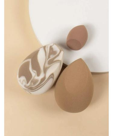 Ohemaa's Shopp 6 Pc Multicolored Makeup Blending Sponges (Brown) Beauty Blender Beauty Sponge Makeup Blender Makeup Sponge Makeup Tool Beauty Tool Brown Pink