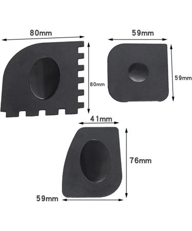 Household Cleaning Tools Non-Stick Pan Safe Scraper Set Stain Removal Cleaner 3Pcs Cookware Clean Scraper Home Essential Household Cleaning Supplies Dishwasher Safe Scraper Plastic Kitchen Tool Set - Buy Online on GoSupps.com